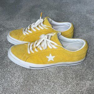 CONVERSE ONE STAR yellow suede